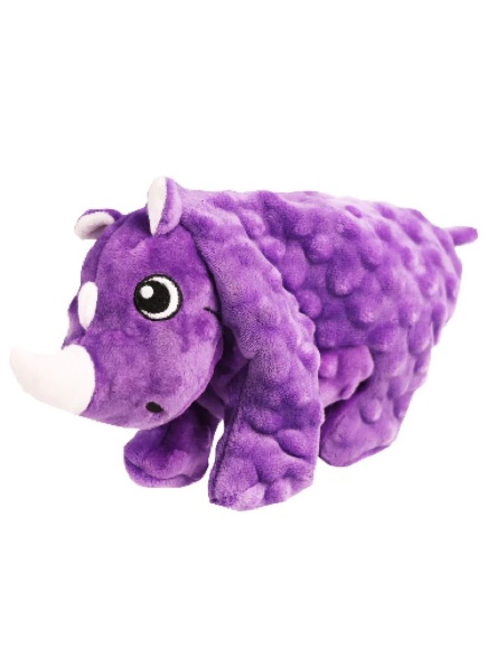 🦏💜 G Mason Group Interactive Purple Rhino Plush Dog Toy 💜🦏